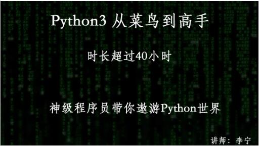 Python从菜鸟到高手								